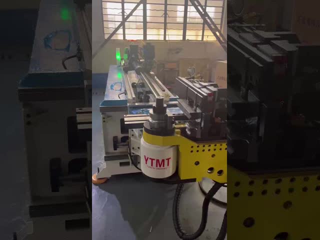 Chinese pipe bending machine CNC38-4A with two tool stacks