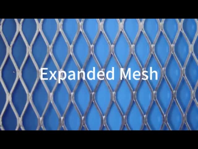 Heavy Duty Low Carbon Steel Metal Walkway Mesh 2-8mm Expanded Galvanized Steel Mesh