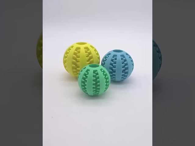 インタラクティブなゴムドッグボール オーダーメイドペットプレイのための持続可能なソフトゴムおもちゃ