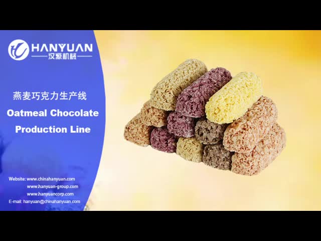 Low Sugar Oatmeal Chocolate Bar Production Line