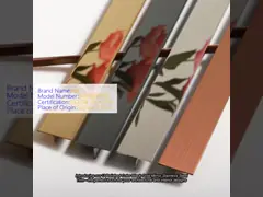 U 닦은 색상 검은 금 거울 스테인리스 스틸 트림 304 8K 청동 V 모양 스테인리스 스틸 타일 엣지 트림