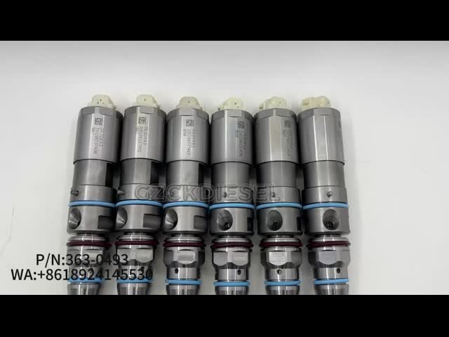 燃料注入機 363-0493 3630493 C9.3 エグババター 336E 336E L 336E LN 568 FM 568 FM LL ビデオ