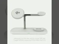 2025 New Wireless Charger T255 Fast Charger 15W/10W Support a series of Iphone and Iwatch