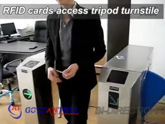 アクセス管理 システム/LED表示ランプ/警報ライトが付いている二方向の歩行者の三脚の回転木戸のゲート