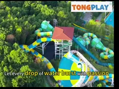 China Customized Color High Speed Slides  Platform Height 7-18 Meters supplier