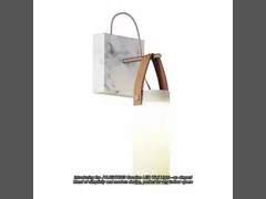 Creative LED wall light living room hallway simple modern light marble wall lamp
