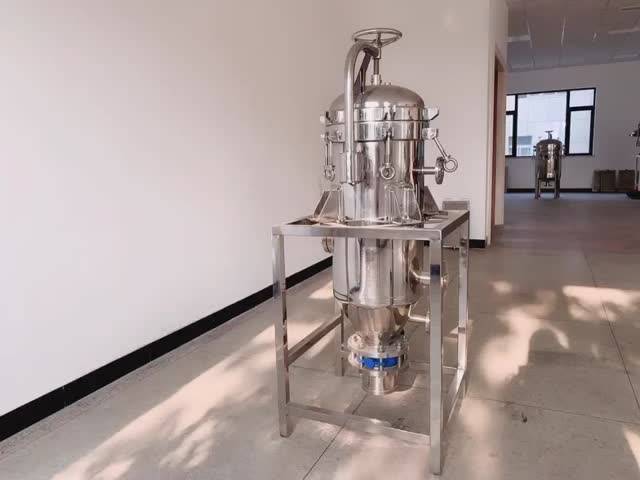 High Efficiency Plate Bleaching Vertical Pressure Leaf Filter