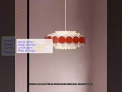 Σκανδιναβική δημιουργική προσωπικότητα απλό σαλόνι πολυέλαιο μεταμοντέρνο φως πολυτέλεια κρεβατοκάμαρα μενταγιόν φως