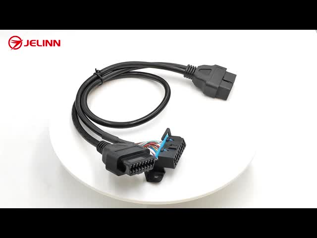 OBD2 OBDII Male to GM OBD2 Female and OBD2 Female Splitter Y Cable