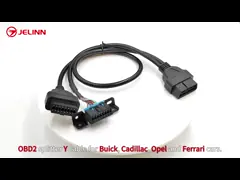 OBD 2 OBD2 Spliter 16 Pin Wire Harness J1962 OBD-II Splitter Y Cable for Buick Cadillac Opel Ferrari