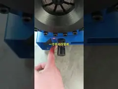 1 inch Versatile Manual Hose Crimping Machine Featuring Steel Components