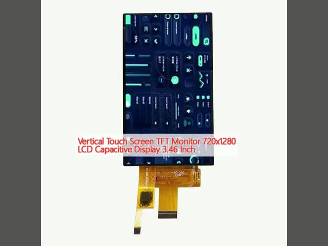 垂直タッチスクリーン TFTモニター 720x1280 LCD容量ディスプレイ 3.46 インチ