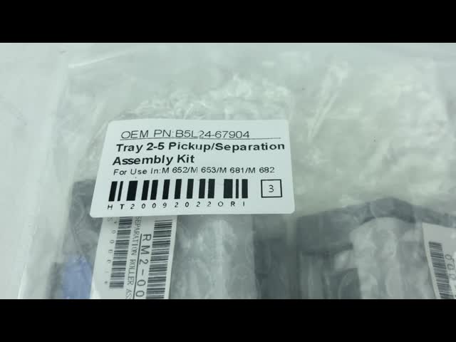 HONGTAIPART 紙ピックアップローラー組立キット B5L24-67904 RM2-6577-000 RM2-0062-000 RM2-0064-000 H P M652 M653 M681 M682 M577 M552 M553 M554 M555 トレイ2 トレイ5 分離パッド 自己修復紙ローラー