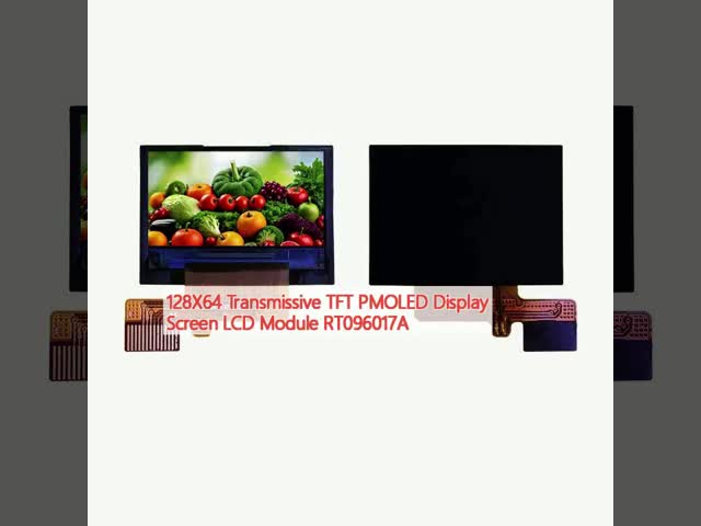 128X64 Трансмиссивный TFT PMOLED Дисплей Экран LCD Модуль RT096017A