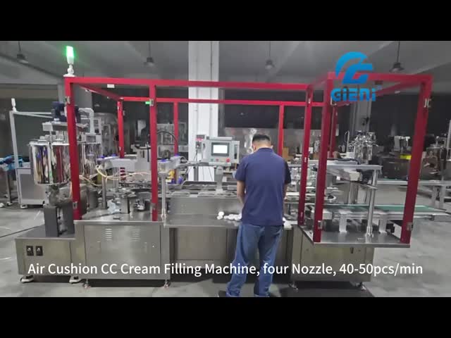 15L Rotary Type Air Cushion Automatic Cream Filling Machine