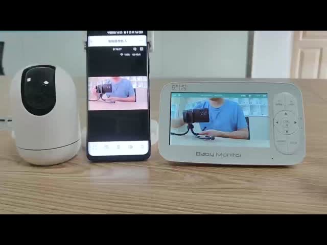 Tuya 1080P Baby Monitor with 5inch Screen 5000mAh Battery