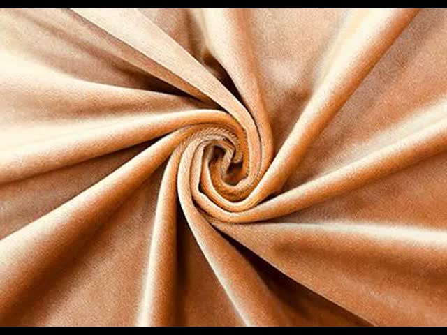poliéster 100% amarelo verde-oliva macio do material de veludo 240GSM para a matéria têxtil home