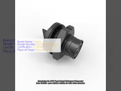 IP67 Panel Mount Waterdicht Connector Vrouwelijke Pin Gedrukt Gesweisd 3 4 Core Socket
