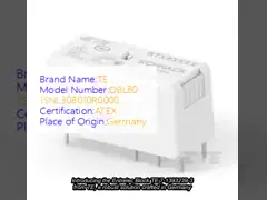 Entrelec Block TE 3-1419108-5 RTD34012 Black for DBL80 1SNL308010R0000 video