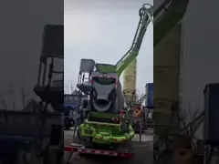 Caminhão para mistura de betão de 28 m com bomba Teila marca 4 eixos Euro V Standard