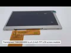 Pemandangan layar LCD berukuran 4,3 inci