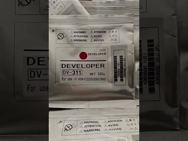 A1UC500 A303500 A1UC550 コニカ・ミノルタ用開発粉 C215 C220 C221 C281 C2158 C280 C360 DV-116 DV-411 DV-311