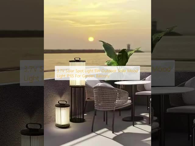 3.7V Solar Spot Light 5W Outdoor Solar Mood Light IP65 For Garden Balcony