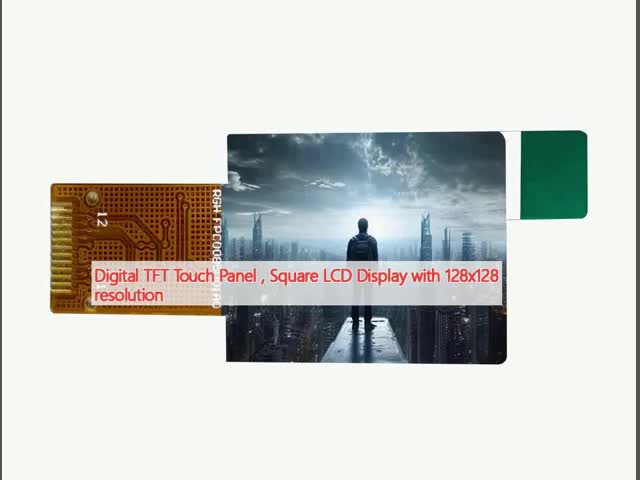 デジタルTFTタッチパネル 128x128解像度のスクエアLCDディスプレイ