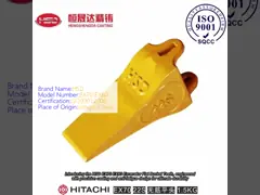 EX70 EX60 25S 25RC 021S TB00395 Excavator Flat Bucket Teeth Self-Cleaning Grooves