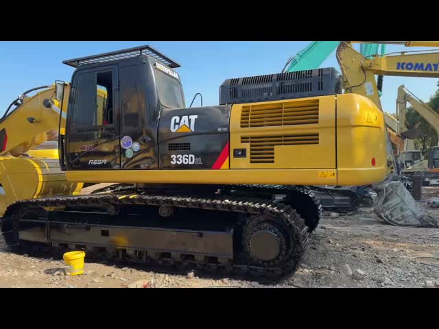 CATERPILLAR 336D Used Crawler Excavator CAT 320GC 325D 325C 320D 336GC 330D video