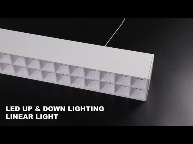 調節可能な85°色温 LED線形灯具 高CRI Ra 80 エネルギー節約