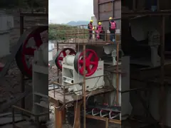 Máquina de trituración de piedra primaria 60 T/H trituradora de mandíbula para canteras y minería