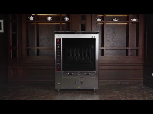Peixes de cozimento feitos sob encomenda Oven Automatic Fish Grill Machine