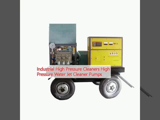 Agua de alta presión Jet Cleaner Pumps de los limpiadores de alta presión industriales El video