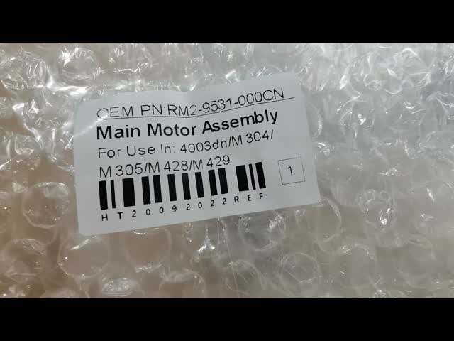 RM2-9531-000CN H P 4003dn Pro M304 M305 M404 M405 Mfp M329 M428 M429 向け メインモーターの組立