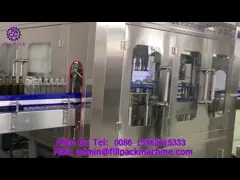 Soft Beverage Carbonated Drink Filling Machine Line Glass Bottle Crown Cap 1000BPH