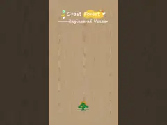 Veneer gỗ kỹ thuật EV Veneer Gỗ sồi tự nhiên Cắt / hạt thẳng