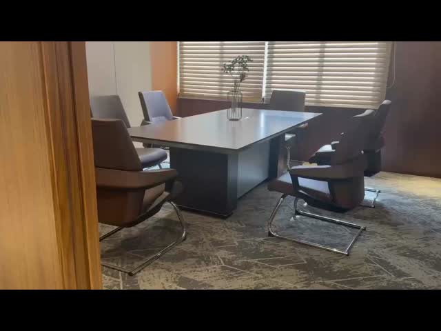 Mesa de conferência de escritório de 2m Mesa de reunião grande executiva clássica