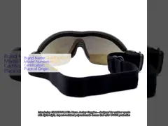 Het parachuteren van de Anti UV Stofdichte Glazen van Goggles Skydiving Safety van de Paardjockey