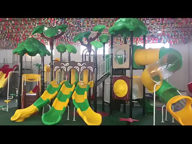 Custom Design Park Playground Equipment Children Colorful Plastic Slide Outdoor Playground Set For Resort Hotel