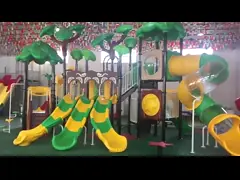Custom Design Park Playground Equipment Children Colorful Plastic Slide Outdoor Playground Set For Resort Hotel
