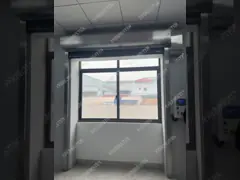 Résistance à la poussière à haute vitesse porte fermeture à glissière pour usine