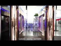 Largeur piétonnière 550mm de passage de porte de tourniquet de l'oscillation 304SS