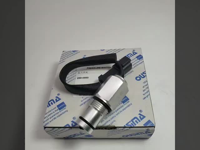 Pressure Switch 258-0883/2580883 For CAT E324D E325D E326D E328D video