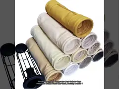 High Temperature Dust Collector Bags Aramid Filter Fabric 1.9mm Thickness