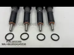 Injecteur de carburant diesel 0432133764 2855399 pour pelle SK210LC-8 video
