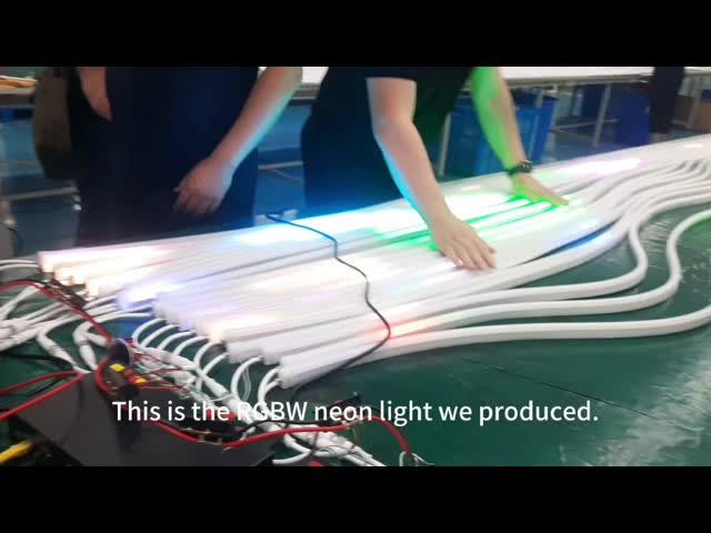 Monochrome TPU Flexible LED Wall Washer 3000K Len Led Strip Lights