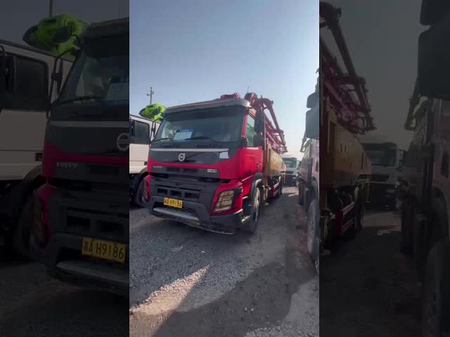 サニー49メートル コンクリートポンプトラック ボルボ 中古ポンプトラック 2020年 ビデオ