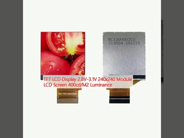 TFT液晶ディスプレイ2.8V-3.1V 240x240 モジュール液晶スクリーン 400cd/M2 輝度
