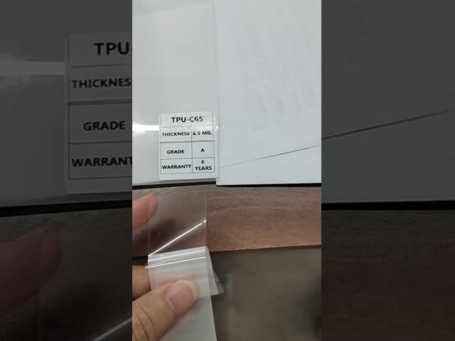 防傷 6.5MIL TPU 輝く塗料 保護フィルム 熱なしで自己治癒